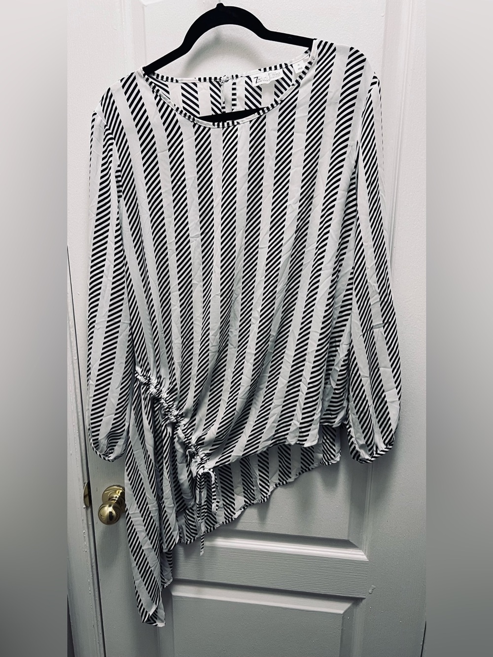7th Avenue Design Studio Asymmetrical Women's blouse